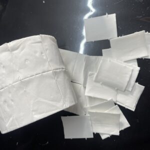 Pads en cellulose sans poussière pour cleaner et vernis gel UV.