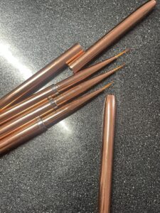 Lot de 3 pinceaux nailart